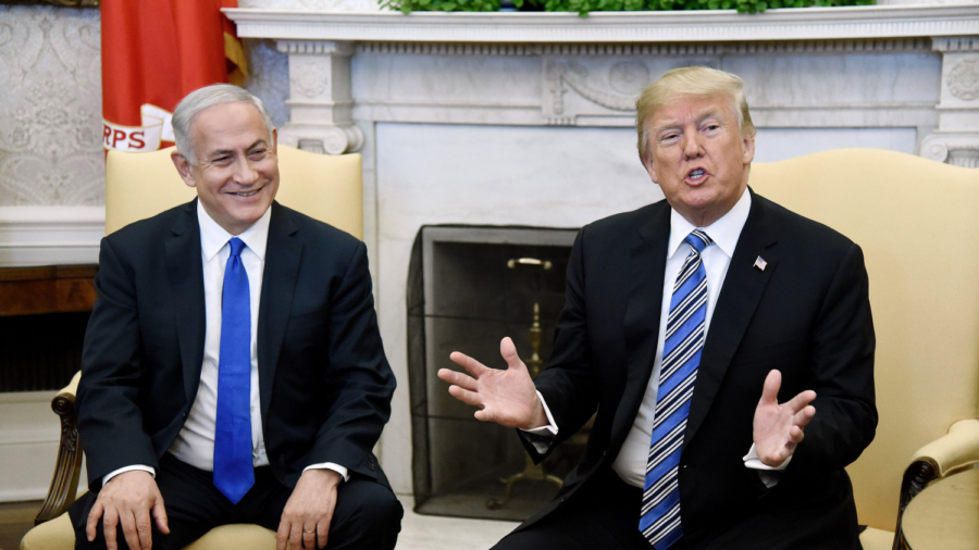 Trump Says He Discussed Possible Mutual Defense Treaty With Israeli Prime Minister Ahead of Their Elections