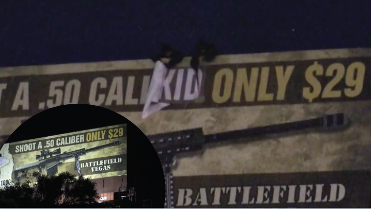 Shocking ‘Shoot a School Kid’ Billboard Appears in Las Vegas