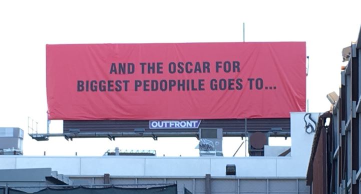 Rogue Artist Erects Poignant Billboards in Hollywood Days Before Oscars