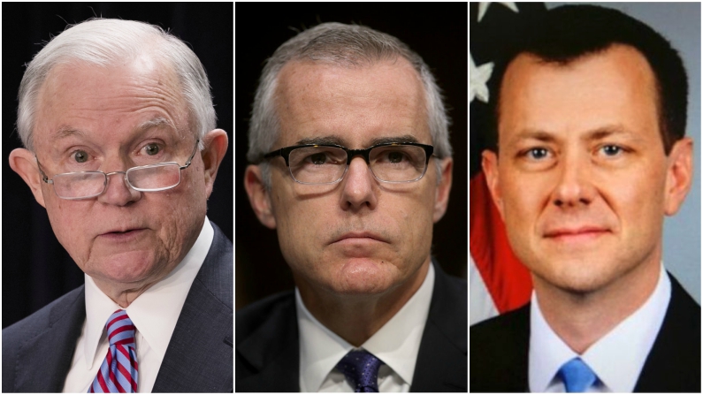 Sessions Fired McCabe for Authorizing Anti-Trump FBI Official to Leak to Press