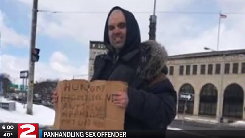 Repeat Sex Offender Claiming to Be a Vet Spotted Panhandling in Utica, New York