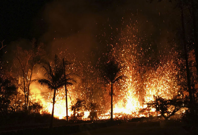 Hawaii Volcano Destroys 26 Homes, Spews Lava 200 Feet in Air