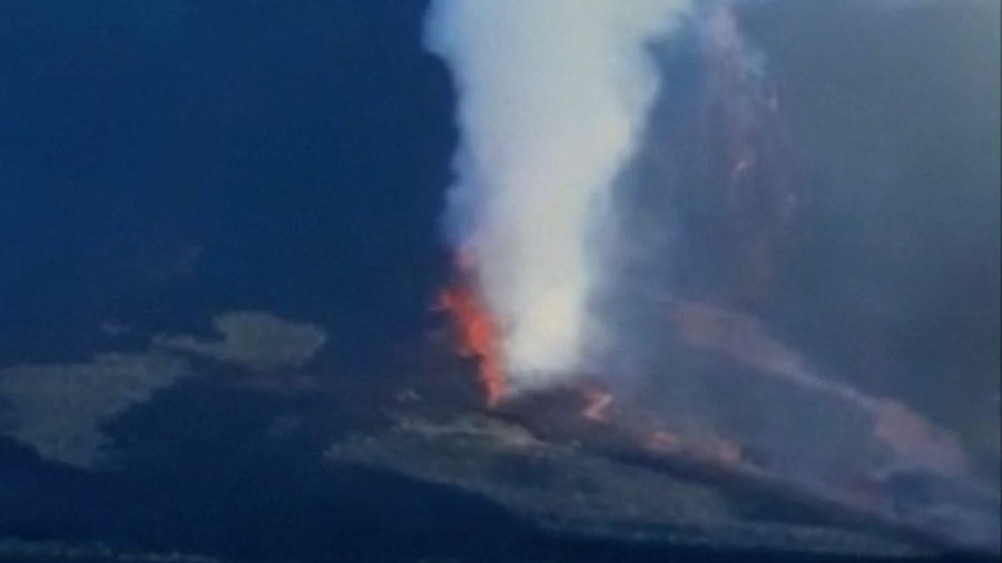 Galapagos Volcano Erupts, Lava Flows Into Sea—Dramatic Footage Captured Moments of Eruption