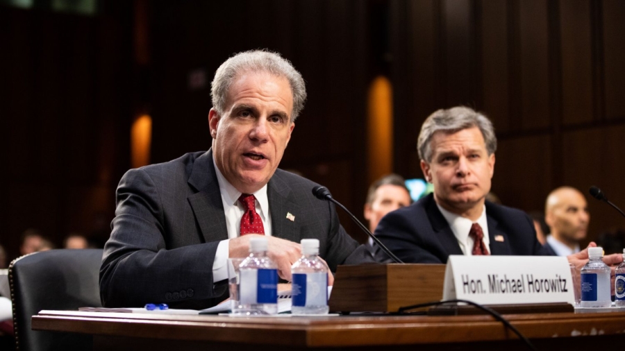 Inspector General Horowitz Submits Draft Report to DOJ, FBI on Alleged FISA Abuses