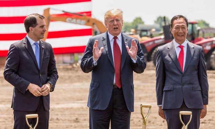 Trump Breaks Ground on Foxconn’s $10 Billion Wisconsin Plant