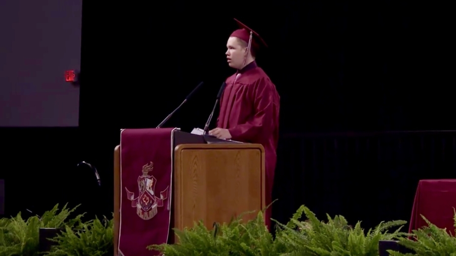 Kevin Rance Student With Autism and Communication Difficulties Gives Rousing Speech ...