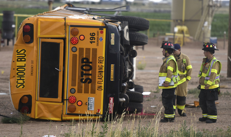 Multiple Students Injured in Colorado School Bus Crash