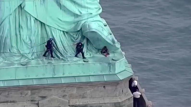 Statue of Liberty Climber Charged With Trespassing