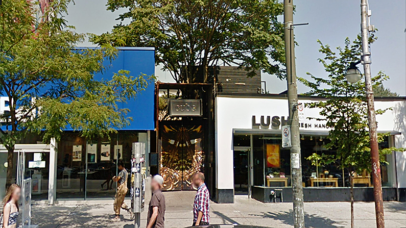 The two men were shot on the street outside of Cube nightclub shortly before 8 p.m. (Google Maps/screenshot)