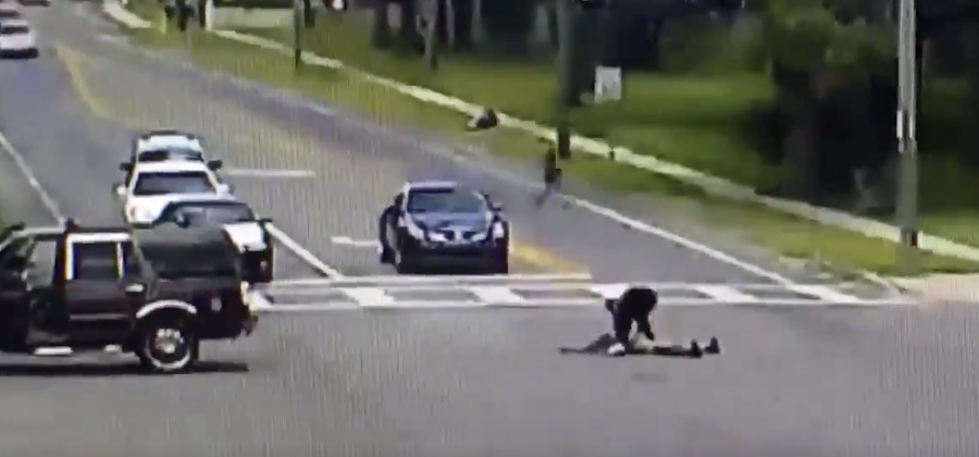 Video Shows Woman Falling Out of Moving SUV in Florida