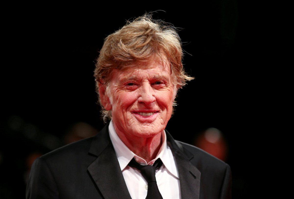 Robert Redford received a Golden Lion award for lifetime achievement at the 74th Venice Film Festival in Venice, Italy, on Sept. 1, 2017. (Alessandro Bianchi/Reuters)