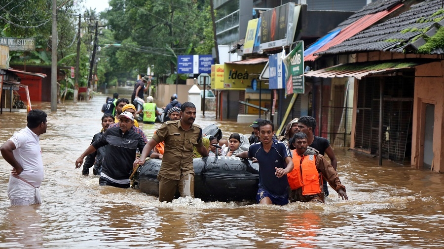 More Heavy Rains Likely in India’s Kerala as Flood Death Toll Jumps