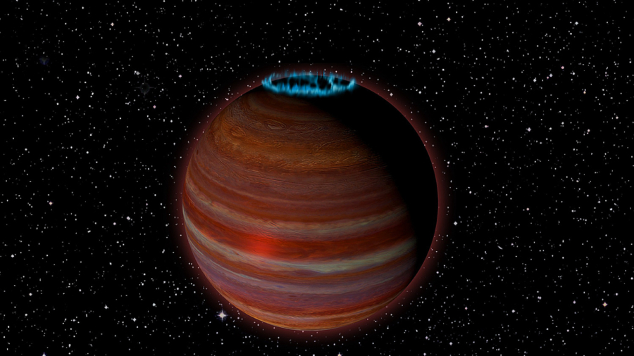 Huge Planet’s Aurora 200 Times as Strong as Jupiter’s