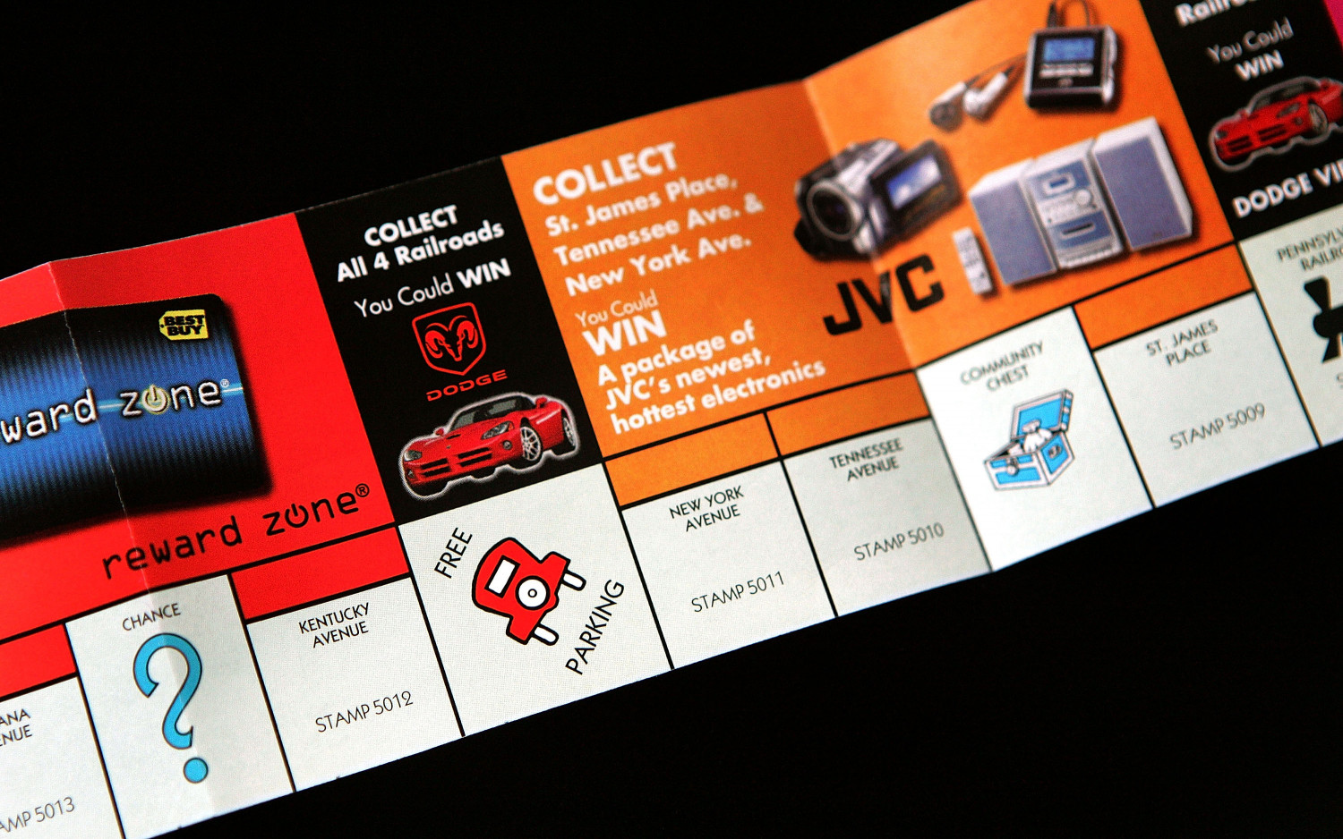 Customers could win prizes such as cash or a car playing McDonald’s Monopoly. (Tim Boyle/Getty Images)