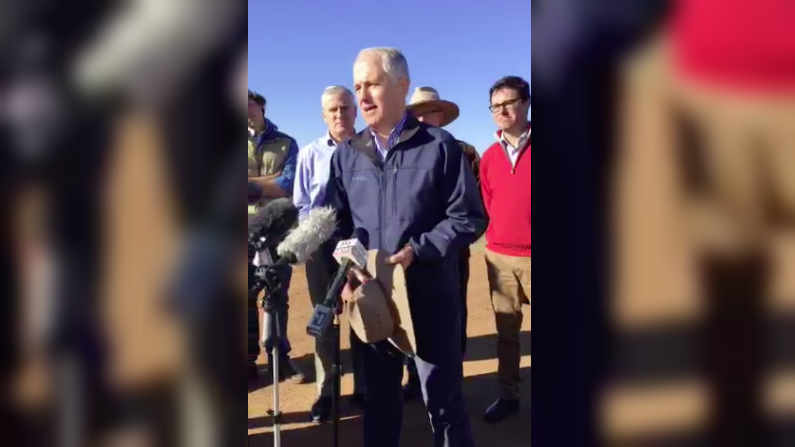 PM Turnbull Promises Emergency Relief to Drought-Stricken Farmers in Regional Australia