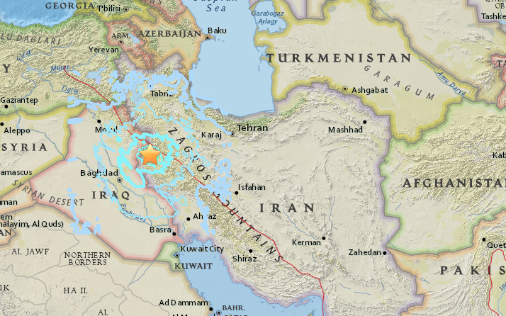 3 Earthquakes Strike Western Iran, 1 Killed, 100 Injured