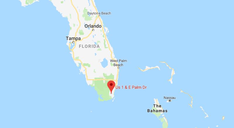 The incident took place in Florida City, Fla. on March 29, 2018. (Google Maps)
