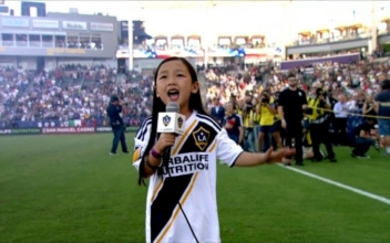 7-Year-Old Girl’s National Anthem Blows Crowd Away at the MLS Game