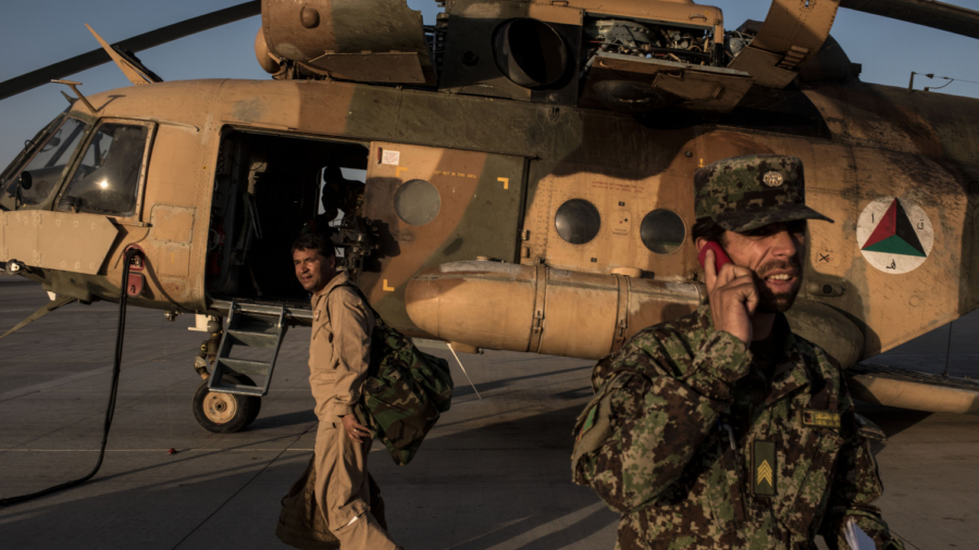 Afghan Military Helicopter Crashes, Kills All Five Aboard