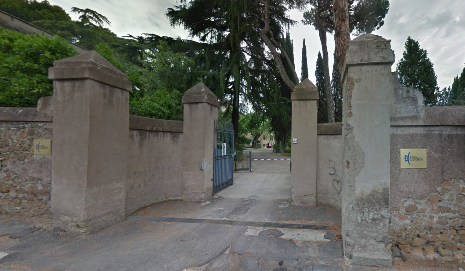 The entrance of the Link Campus University in Rome, Italy. (Screenshot via Google Street View)