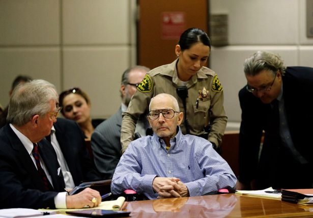 Real Estate Heir Robert Durst appears in the Airport Branch of the Los Angeles County Superior Court during a preliminary hearing in Los Angeles, Calif. on Dec. 21, 2016. (Jae C. Hong-pool/Getty Images)