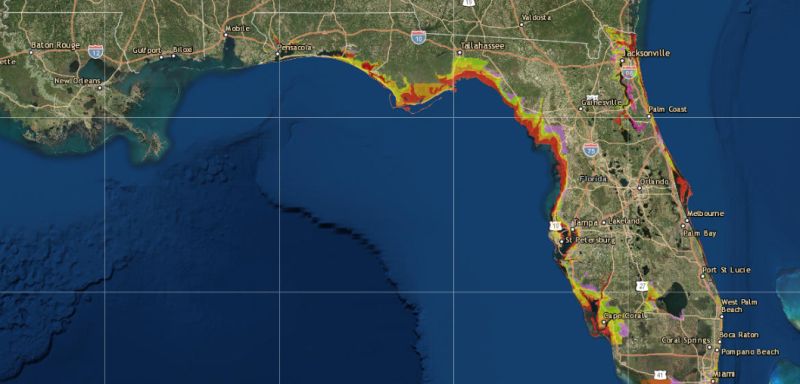 hurricane evacuation order map