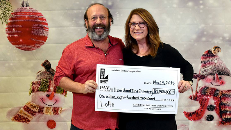 Louisiana Couple Finds Lost Lottery Ticket—and It’s a Winner
