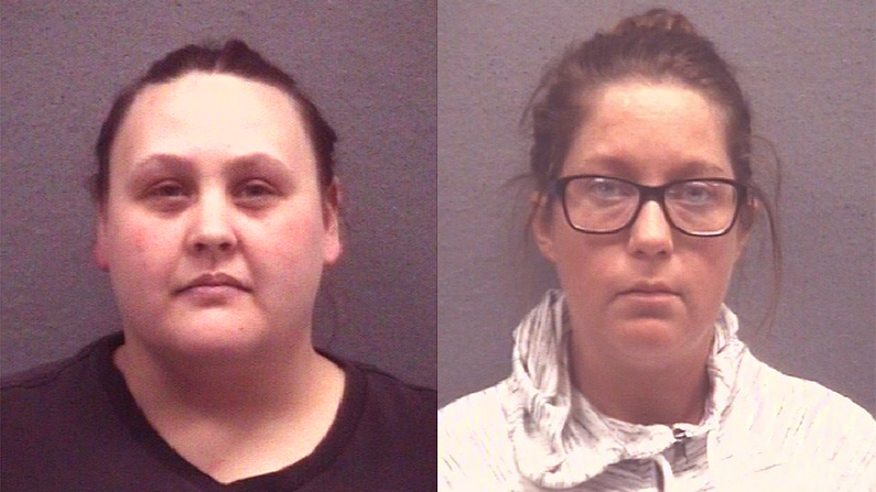 Sherry Lynn McFail (L) was sentenced to two days while Brandi Sue Skirnski got a month in jail for truancy. (Muskegon County Jail)