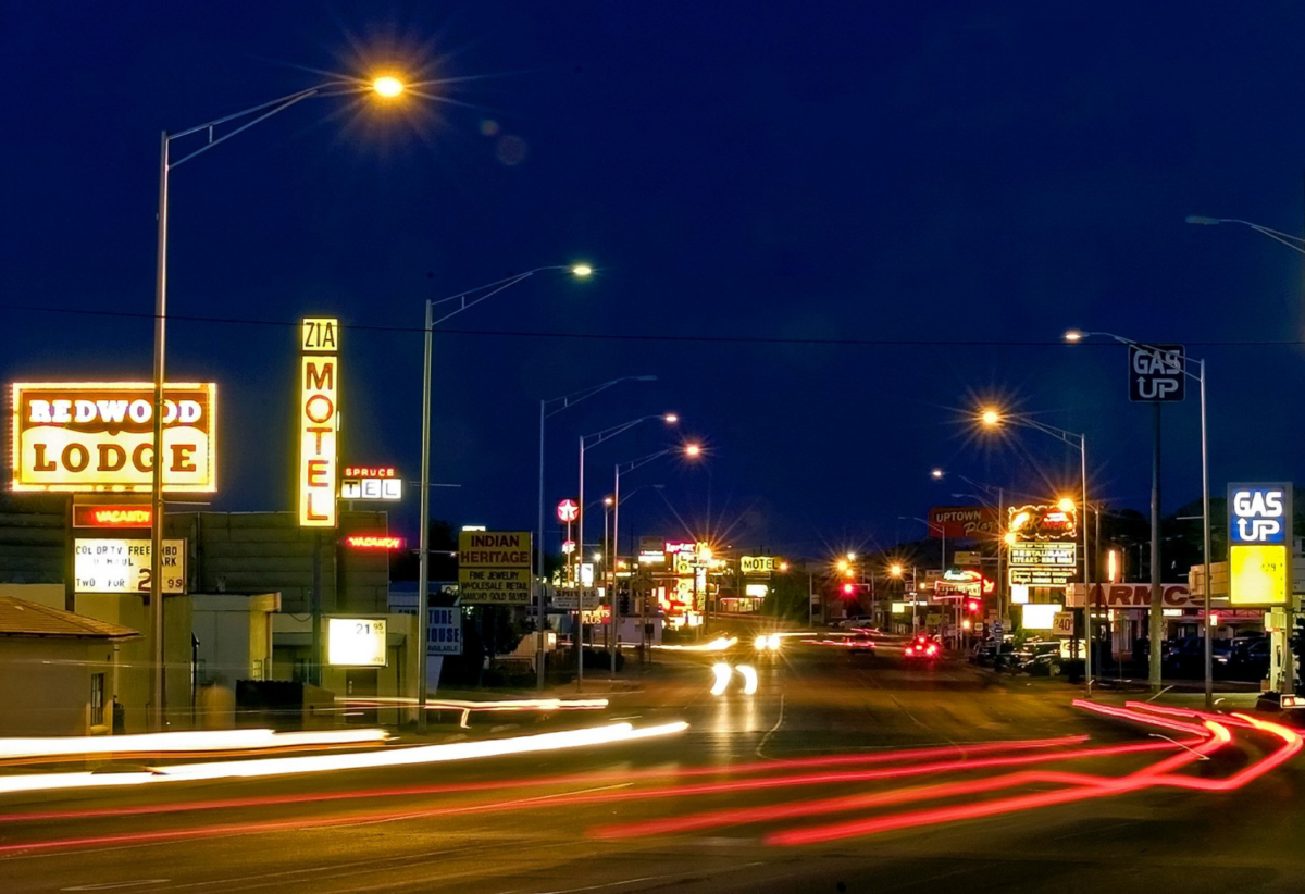 In this May 29, 2007, file photo, vehicles drive past in Zia Motel on Historic Route 66 in Gallup, N.M. The medical condition of an 8-month-old girl who police say was shot in the face at the motel remains a mystery. The girl's mother Shayanne Nelson, says her 3-year-old son found a gun and accidentally shot the infant while Nelson and her boyfriend were in the shower. (Brian Leddy/Gallup Independent via AP, File)
