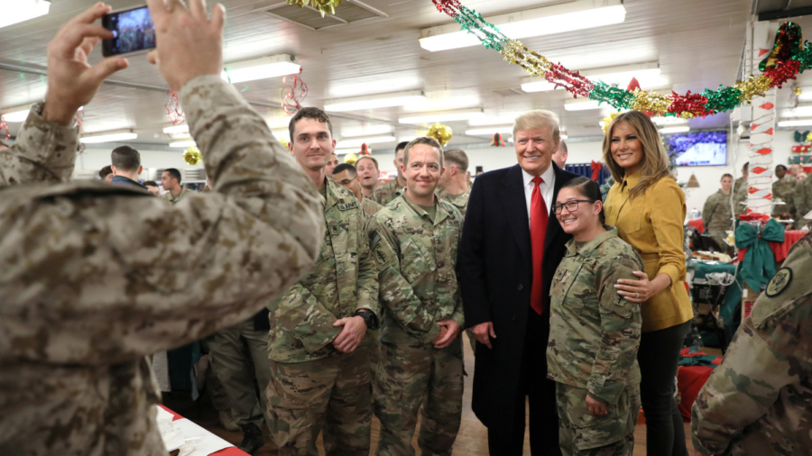 After False Reports on Trump’s Troop Visit, Media Pivot to Negative Coverage
