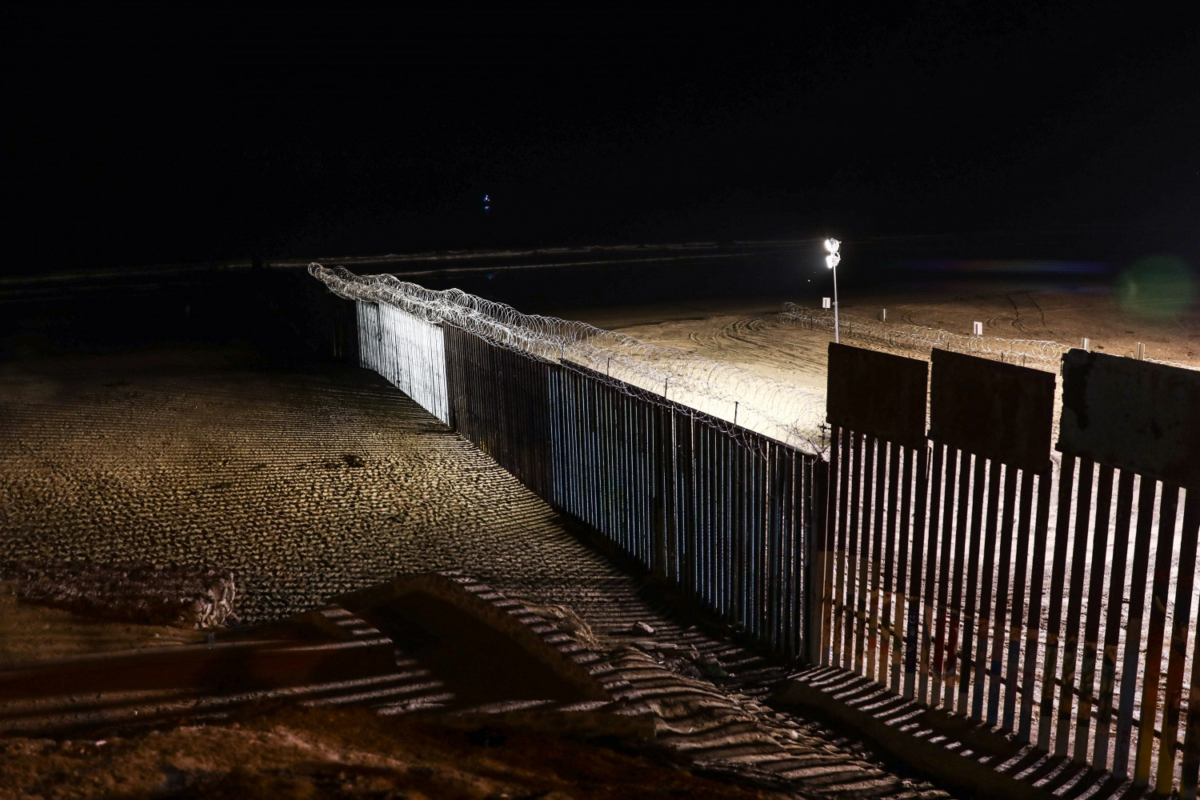 border fence at Tijuana