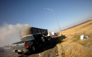 Dramatic Body-Cam Footage Shows Man’s Rescue From Burning Truck