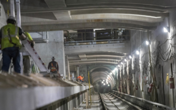 Deep Underground, New NYC Train Hub Slowly Takes Shape