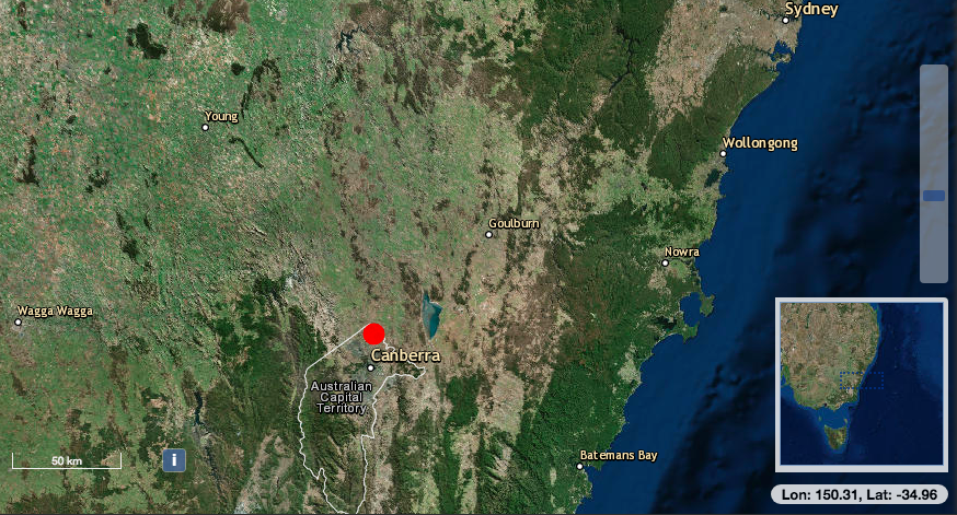 3.1 Magnitude Earthquake Hits Near Australia’s Capital Canberra