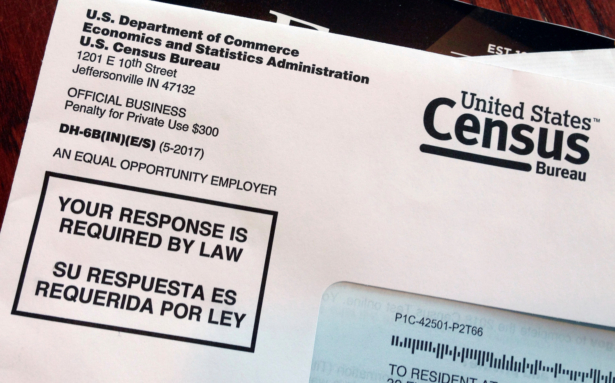 A letter from the U.S. Census Bureau to a resident. (Michelle R. Smith/AP Photo)