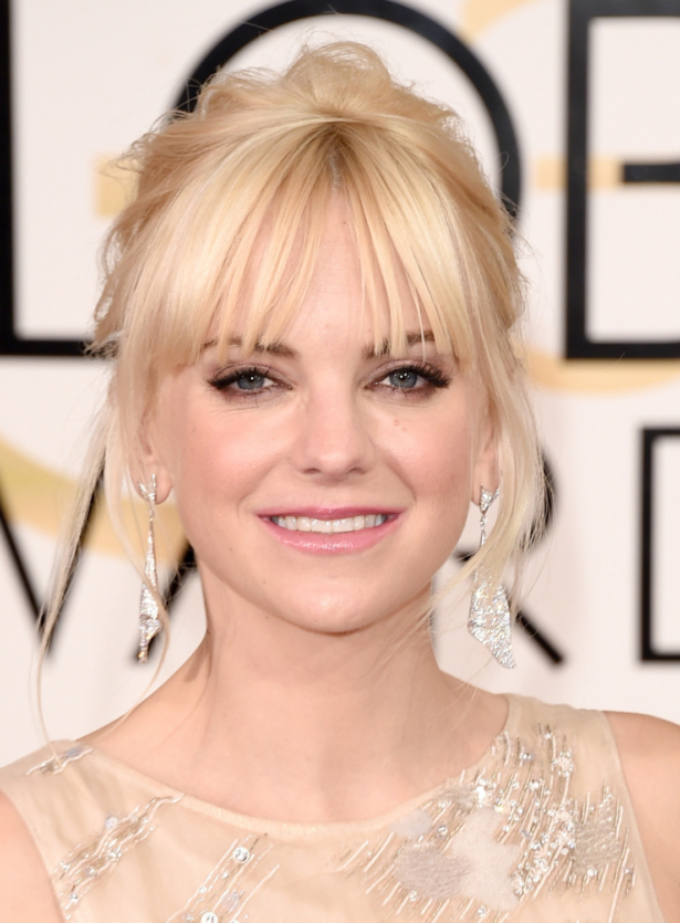 Actress Anna Faris attends the 72nd Annual Golden Globe Awards at The Beverly Hilton Hotel in Beverly Hills, California, Jan. 11, 2015. (Jason Merritt/Getty Images)