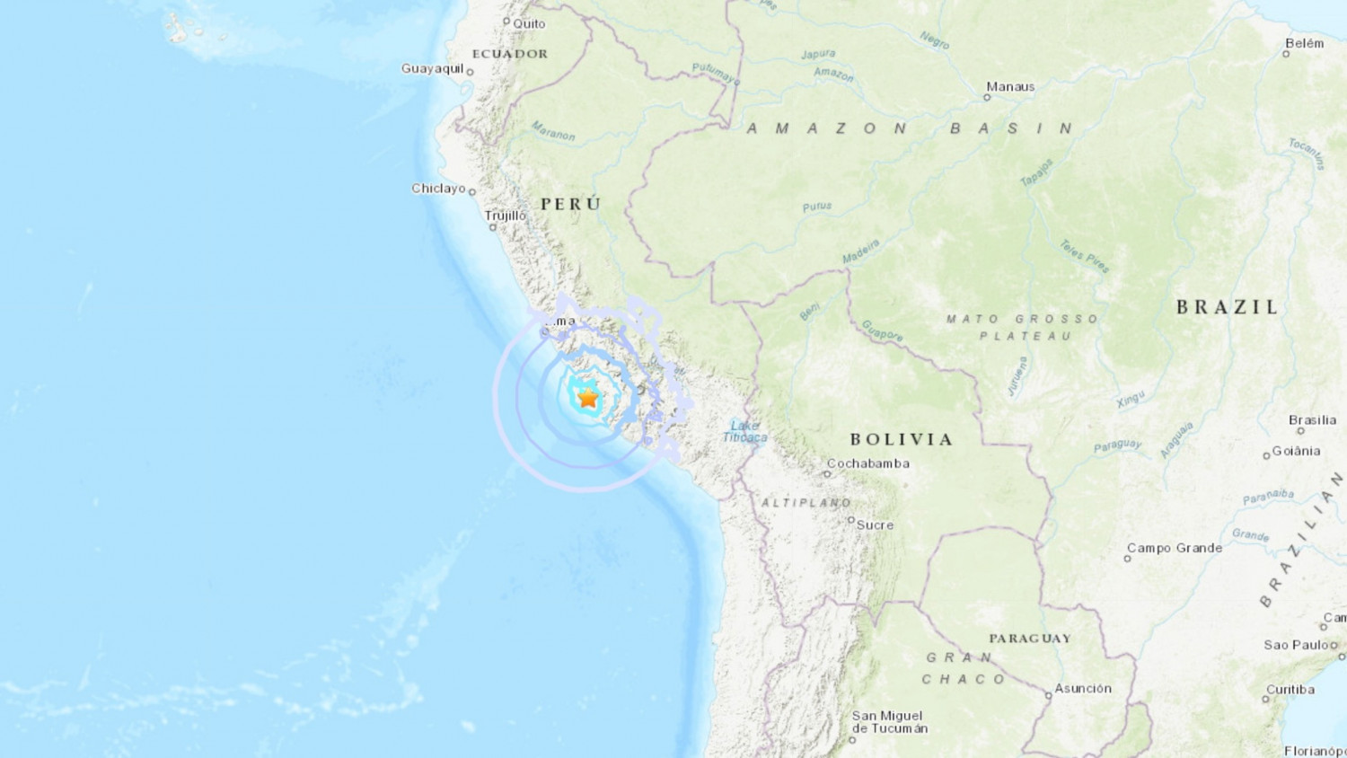 Magnitude 5.6 Earthquake Strikes Near Coast of Peru