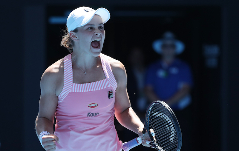 Ashleigh Barty Wins Over Maria Sharapova, Makes to Quarter Finals At Australian Open Tennis