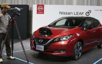 Nissan Unveils New Leaf Car After Ghosn’s Arrest Delays It