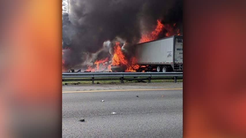 6 Dead, Many Injured in Fiery Florida Crash on I-75: Police