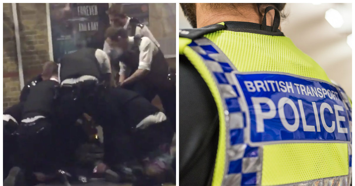 MacheteWielding Man Tasered by Police on London Train Platform NTD