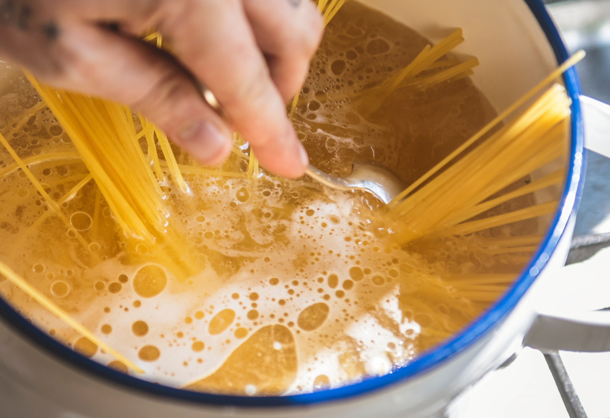The pasta was left unrefrigerated for five days, according to the Journal of Clinical Microbiology. (rawpixel/Unsplash)