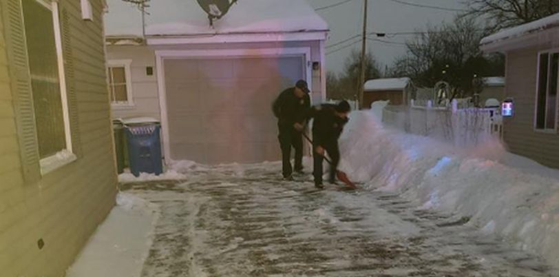 Firefighters Shovel Driveway for Iowa Mom Who Delivered Baby at Home Amid Frigid Weather