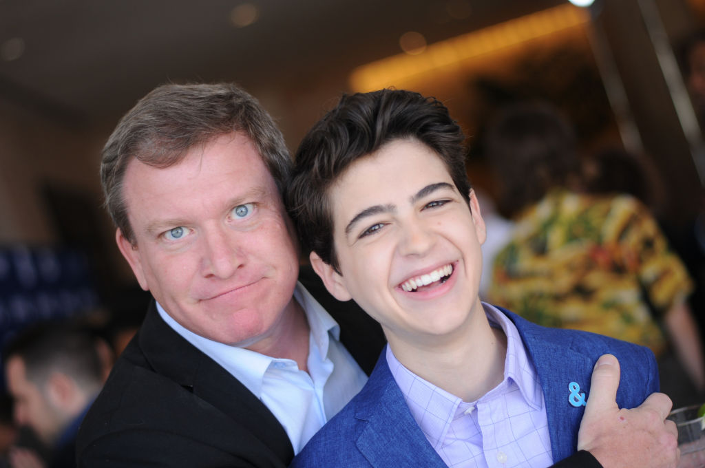 Stoney Westmoreland and Joshua Rush attend Rising Stars at the GLAAD Media Awards Los Angeles at The Beverly Hilton Hotel in Beverly Hills, Calif., on April 11, 2018. (Vivien Killilea/Getty Images for GLAAD)