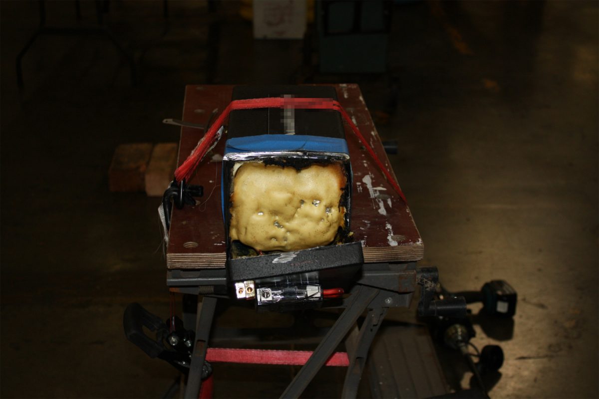 Audio equipment containing methylamphetamine bound for Australia. (Australian Federal Police)