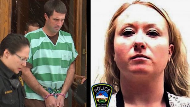 Patrick Frazee (L) and Krystal Jean Lee Kenney (R). (Colorado Springs Police Department/Chappin Everett/The Gazette via AP)