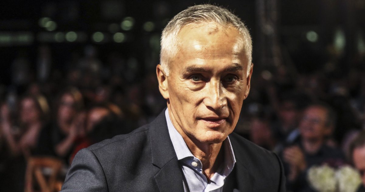Mexican journalist Jorge Ramos looks on before receiving the excellence award at the Gabriel Garcia Marquez journalism awards in Medellin, on Sept. 29, 2017. (Joaquin Sarmiento/AFP/Getty Images)