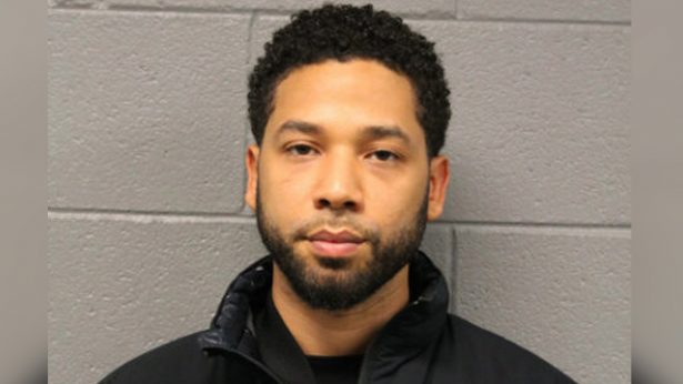 Jussie Smollett in a Feb. 21, 2019, mugshot. (Chicago Police Department via AP)