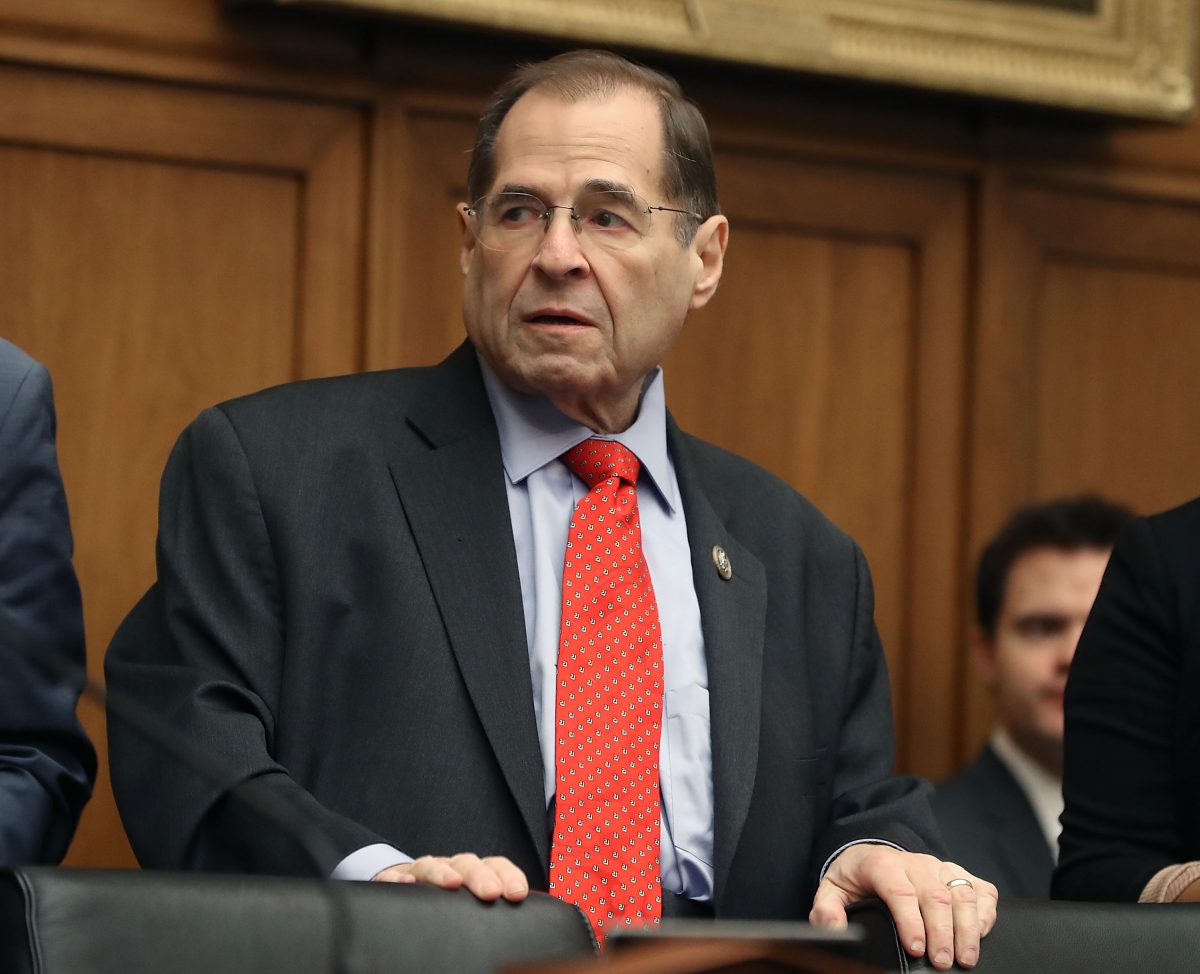 Video Shows Top Democrat Jerrold Nadler Nearly Faint at Press Conference