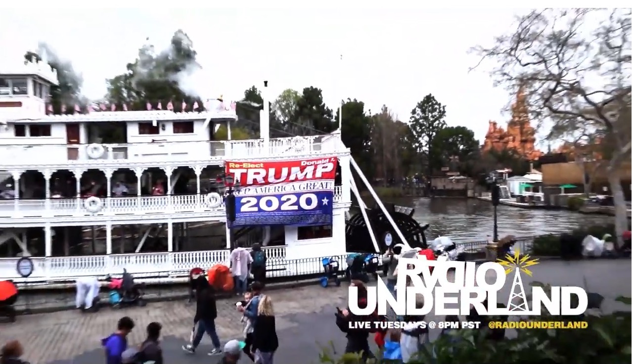 Trump Supporter Banned From Disneyland for Unfurling ‘Keep America Great’ Banner